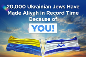 Partners Help 20,000 Ukrainian Jews Make Aliyah in Record Time