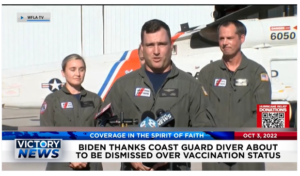 Victory News: 4p.m. CT | October 3, 2022 – Biden Thanks Coast Guard Diver About To Be Dismissed Over Vaccination Status, Polls Show Hispanic Voters Not Concerned About Issues Democrats Push