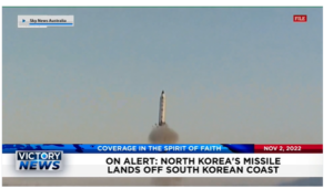 Victory News: 4p.m. CT | November 2, 2022 – North Korea’s Missile Lands Off of South Korean Coast, U.S. Border Patrol Repels Angry Illegal Immigrant Mob