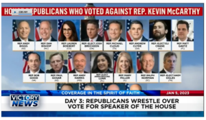 Victory News: 11 a.m. CT | January 5, 2023 – Day 3 as Republicans Wrestle Over Vote for Speaker of the House, Migrants Crowd Mexican Refugee Offices Seeking Asylum