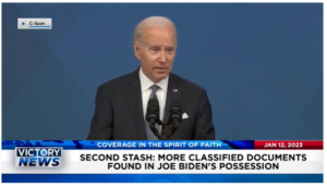 Victory News: 11 a.m. CT | January 12, 2023 – More Classified Documents Found in Joe Biden’s Possession, U.S. House Launches Probe With Disney and Big Tech