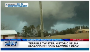Victory News: 11 a.m. CT | January 13, 2023 – Historic Selma, Alabama Hit Hard by Terrible Twister Leaving 7 Dead, Russia Releases U.S. Navy Veteran From Year-Long Detention