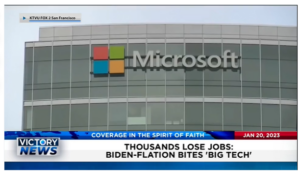 Victory News: 4p.m. CT | January  20, 2023 – Biden-Flation Bites Big Tech as Thousands Lose Jobs, Former U.S. Marine Says Biden Administration Lied About Afghanistan Withdrawal