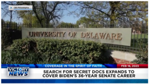 Victory News: 11 a.m. CT | February 16, 2023 – Search for Secret Documents Expands to Cover Biden’s 36-Year Senate Career, U.S. Government Is Tracking Its Unvaccinated Citizens