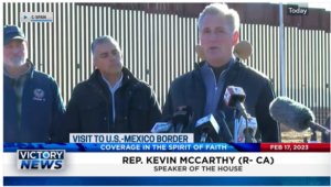 Victory News: 4 p.m. CT | February 17, 2023 – Speaker McCarthy Holds Press Conference at Southern Border, Frustrated Ohio Residents Demand Transportation Secretary Buttigieg Resign