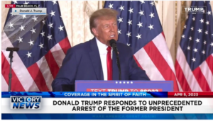 Victory News: 4 p.m. CT | April 5, 2023 – Donald Trump Responds to Unprecedented Arrest; Former Staffer Gives Troubling Testimony on Biden Classified Documents