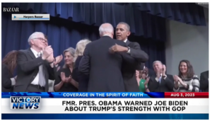 Victory News: 11 a.m. CT | August 3, 2023 – Fmr. Pres. Obama Warned Biden About Trump’s Strength WIth GOP; Tucker Carlson Interview Shows Joe Biden Knew About Hunter’s Foreign Clients