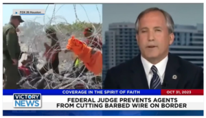 Victory News: 4 p.m. CT | October 31, 2023 – Federal Judge Prevents Agents From Cutting Barbed Wire; Hamas Releases Video of Three Israeli Hostages