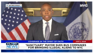 Victory News: 4 p.m. CT | January 5, 2024 – Sanctuary” Mayor Sues Bus Companies; SCOTUS Will Review and Rule on Colorado Trump Ballot Issue