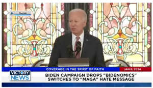 Victory News: 4 p.m. CT | January 8, 2024 – Biden Campaign Switches to “MAGA” Hate Message; Blackrock’s ESG Commitment Ends in $5 Trillion Loss and Layoffs