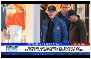 Victory News: 11 a.m. CT | January 29, 2024 – 3 American Soldiers Dead Following Drone Attack in Jordan; Hunter Got $3M “Thank You” From China After Joe Biden’s V.P. Term