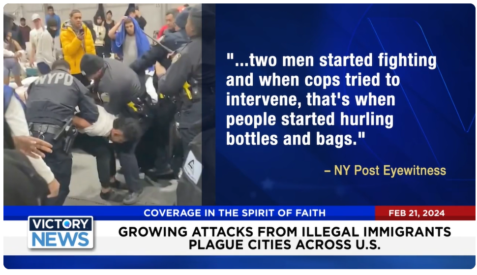Victory News: 4 p.m. CT | February 21, 2024 - Growing Attacks From Illegal Immigrants Plague Cities Across U.S.; Calls for Cognitive Test for Joe Biden Getting Louder - Victory News
