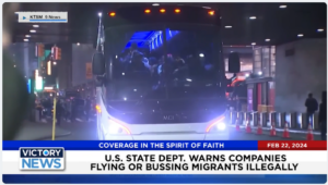 Victory News: 11 a.m. CT | February 22, 2024 – IRS Targeting Corporate Jet Use to Get More Money for Gov’t.; U.S. State Dept. Warns Companies Flying or Bussing Migrants Illegally