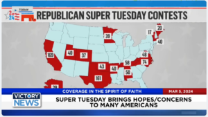 Victory News: 11 a.m. CT | March 5, 2024 – Thousands of Facebook Users Locked Out on Super Tuesday; Super Tuesday Brings Hopes/Concerns to Americans
