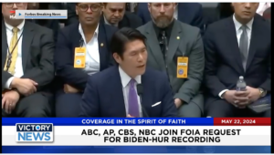 Victory News 4 p.m. CT | May 22, 2024 – ABC, AP, CBS, NBC Join FOIA Request for Biden-Hur Recording