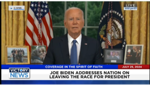 Victory News 11 a.m. CT | July 25, 2024 – Joe Biden Addresses Nation on Leaving Presidential Race