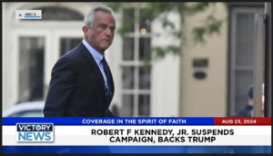 Victory News 4 p.m. CT | August 23, 2024 – Robert F. Kennedy, Jr. Suspends Campaign, Backs Trump