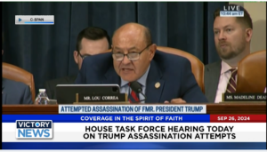 Victory News 11 a.m. CT | September 26, 2024 – House Task Force Hearing Today on Trump Assassination Attempts