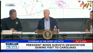 Victory News 11 a.m. CT | October 3, 2024 – President Biden Surveys Devastation During Visit to Carolinas