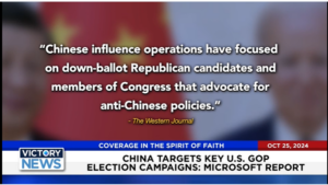 Victory News 4 p.m. CT | October 25 2024 – Microsoft Report Says China Targets Key U.S. GOP Election Campaigns