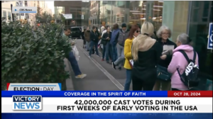 Victory News 11 a.m. CT | October 28 2024 – 42M Votes Cast During First Weeks of Early U.S. Voting