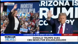 Victory News 11 a.m. CT | November 1 2024 – Donald Trump Sues CBS News for $10 Billion