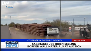 Victory News 4 p.m. CT | December 13, 2024 – Joe Biden Selling Border Wall Materials at Auction