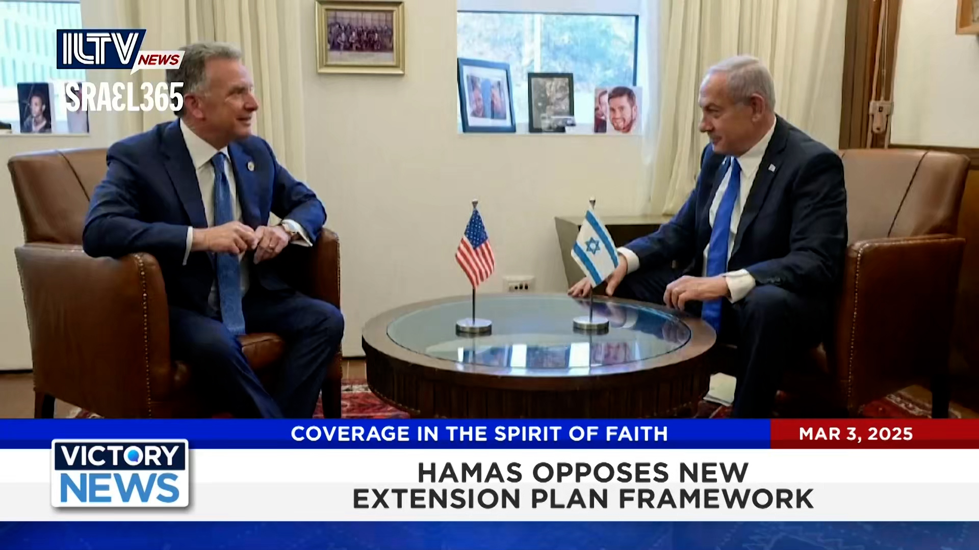 Israel Backs U.S. Plan and Wants To Extend Ceasefire