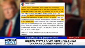 President Trump Gives Stern Warning to Hamas